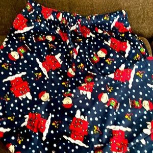 PEANUTS Velvet Pajama Pants
